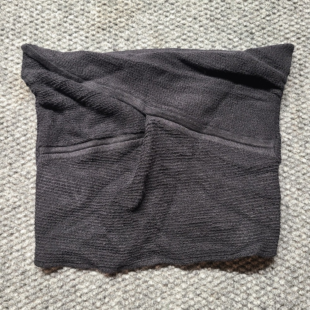 American Eagle Outfitters Tube Top Womens Large Black Knit Strapless Minimalist